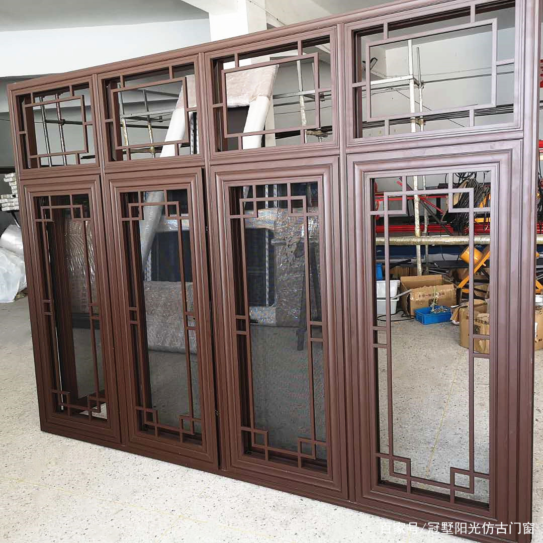 儋州铝合金仿古门窗 古韵新风，优选制造与护栏方案